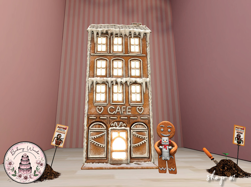 potted plants - second life - bakery woods